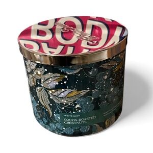 Bath & Body Works White Barn Cocoa-Roasted Chestnuts 3-Wick Candle